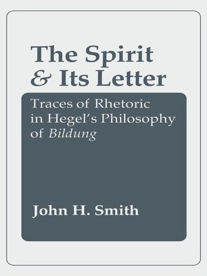 cover image of The Spirit and Its Letter